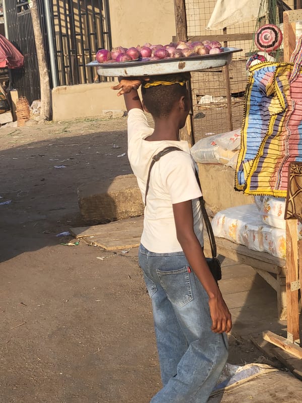 Daily street market life documented in Madalla, Nigeria