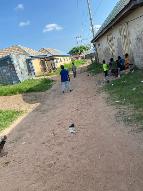 Everyday life and study sessions in rural northern Nigeria