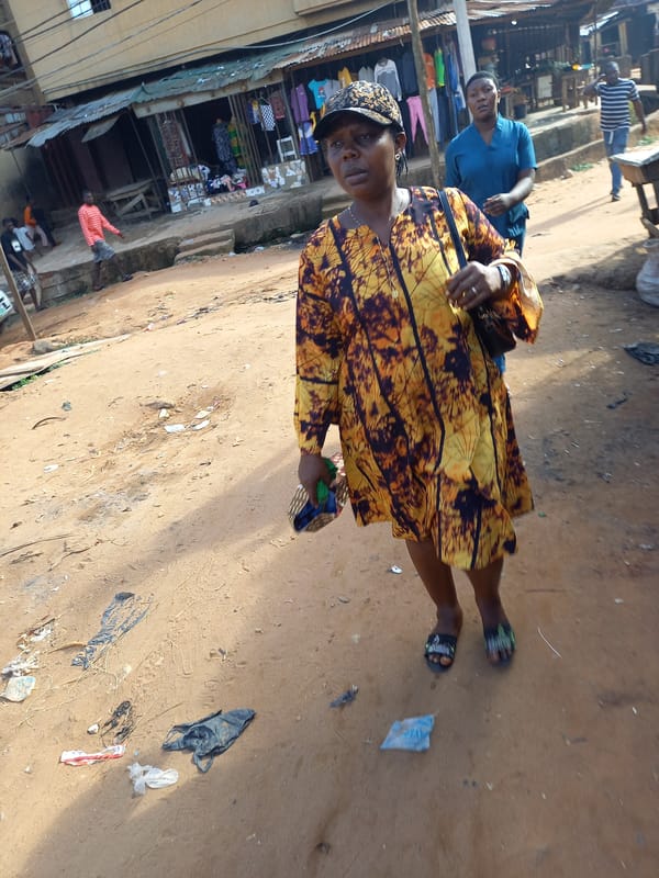 Everyday street scenes documented in Nigerian communities
