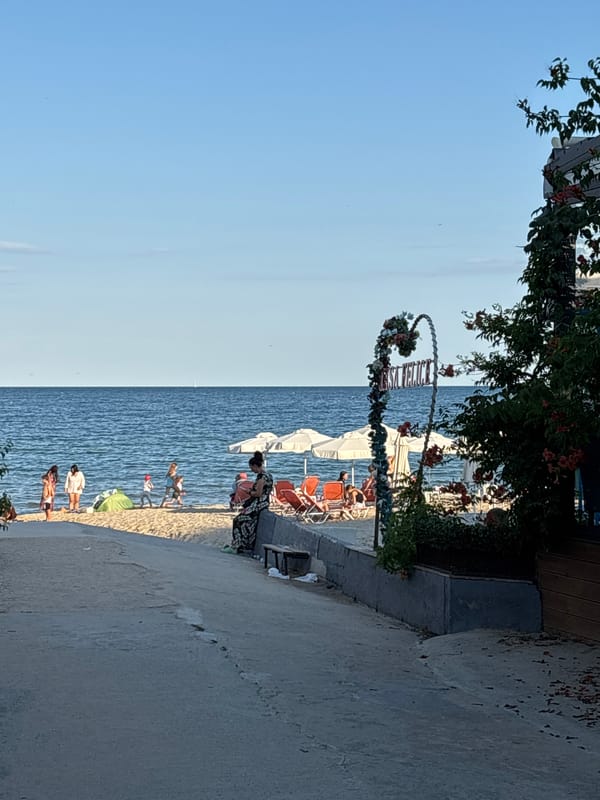 Beach afternoon and a dessert stop in Varna