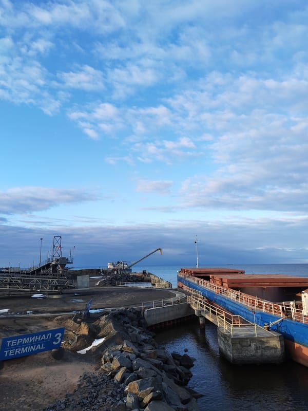 Calm maritime views captured from vessel near Shcheleiki, Russia