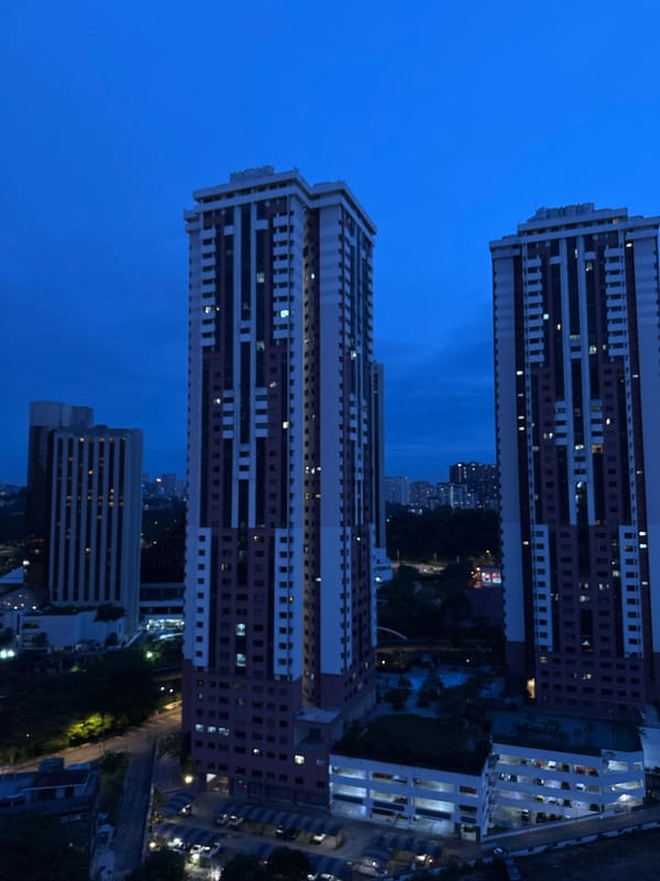 Kuala Lumpur's PWTC skyline at dusk, multiple angles