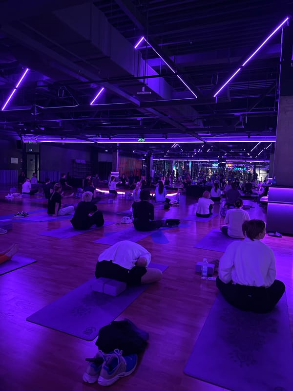 Yoga class meets in Murino studio