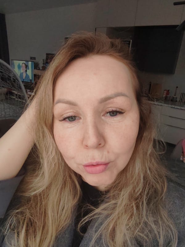 Woman documents personal moments at home in Chaikovsky