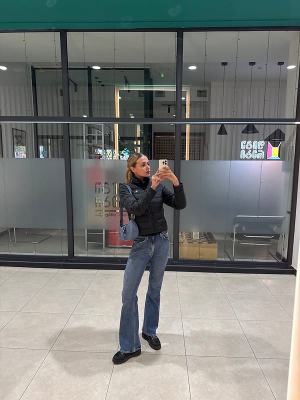 Selfie session captured at Tbilisi retail location