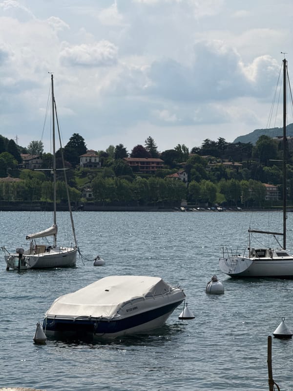 Peaceful lakeside moments captured in Lecco, Italy