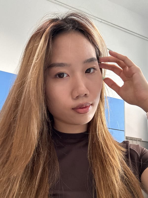 Woman documents school visit with selfies in Liangjiang, China