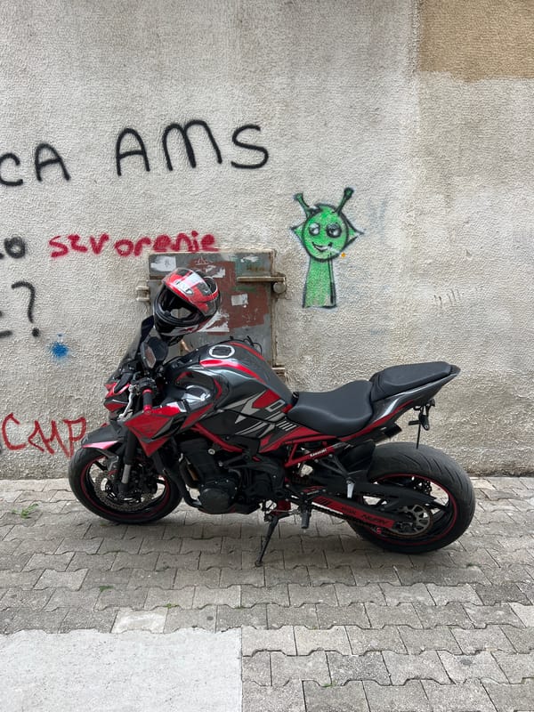 Casual street moments documented in Bar, Montenegro