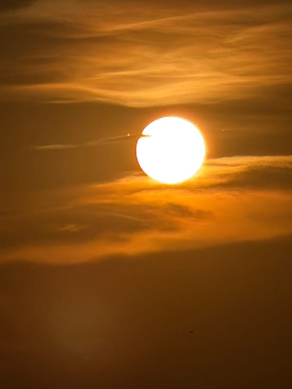 Sunset documented across nine minutes in Markovo, Bulgaria