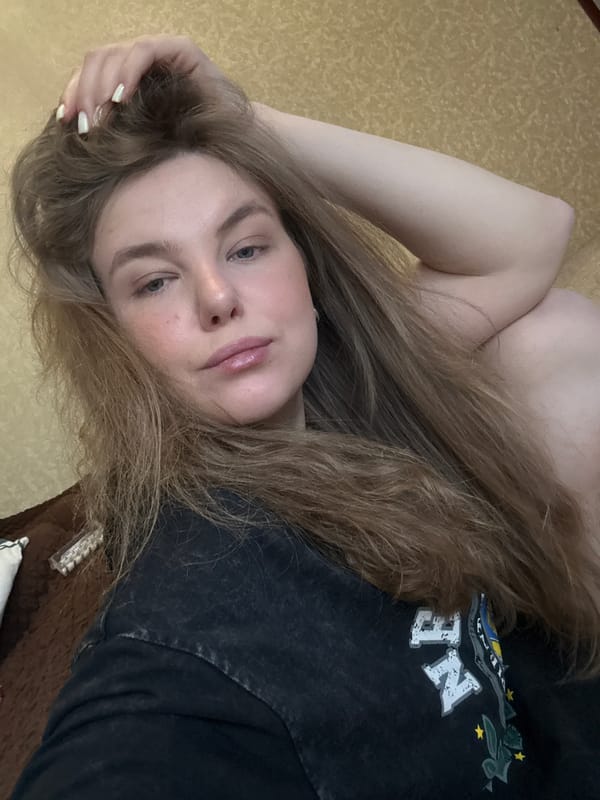 Woman documents spring day in Russian village neighborhood