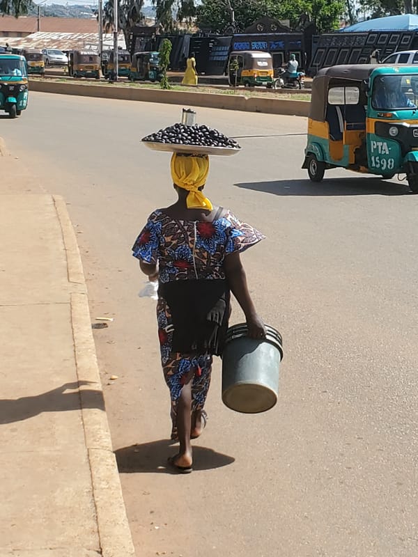Morning street life captured across Nigerian communities, Bukuru region