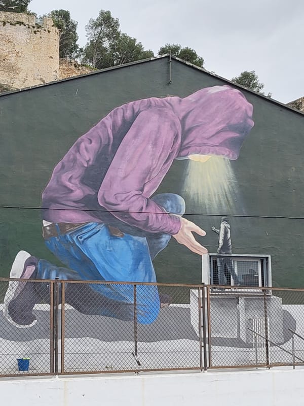 Street art and architecture documented across Dénia, Spain