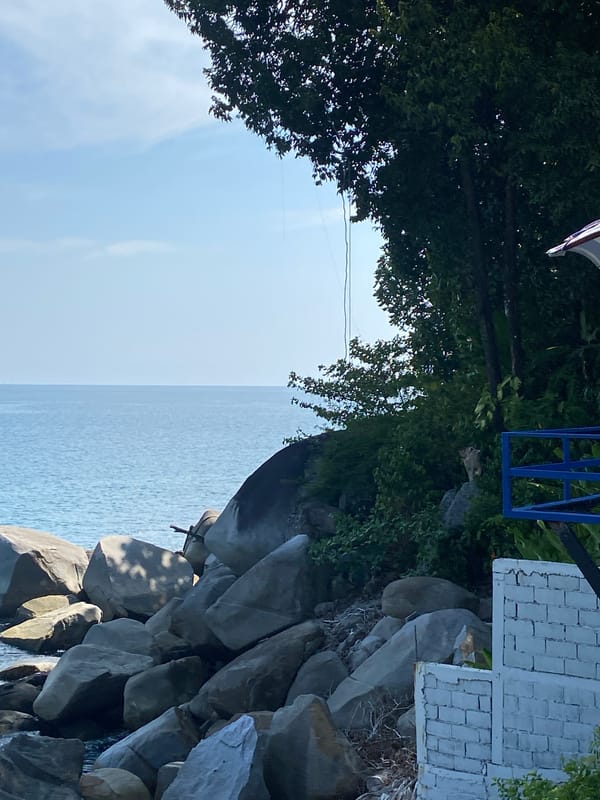 Calm coastal morning captured in Kamala, Thailand