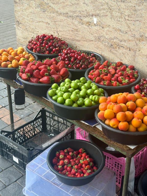 Morning street life documented across central Yerevan, Armenia