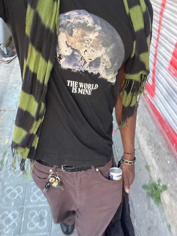 Outdoor cooking activity documented in Barcelona during afternoon hours