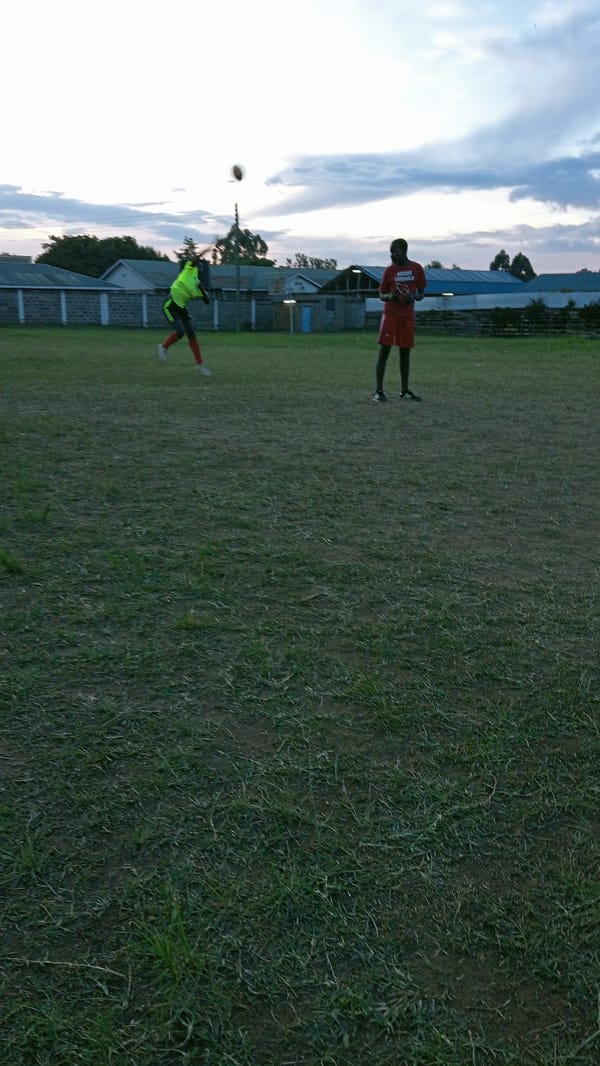 Sports activities across two Kenyan wards Friday afternoon