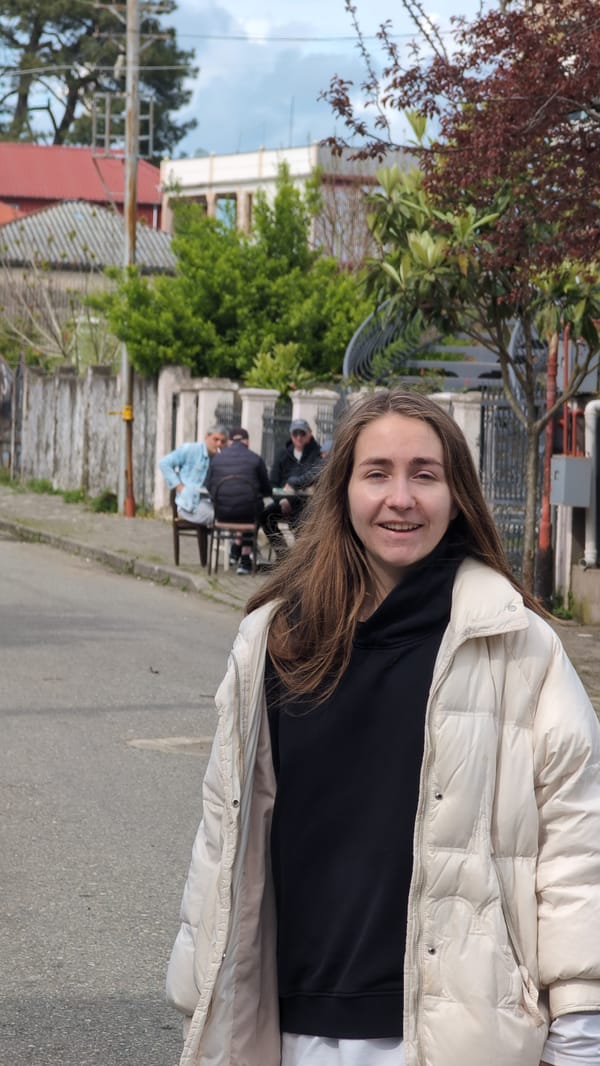 Spring moments captured in Kobuleti: portrait, flowers, resting dogs