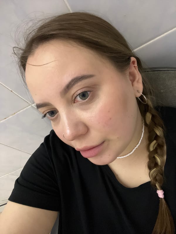 Woman Takes Selfies in Novopokrovskaya, Russia