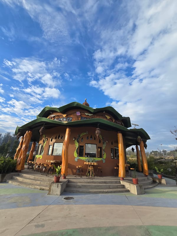 Witnesses capture whimsical architecture and floral displays in Puente Alto