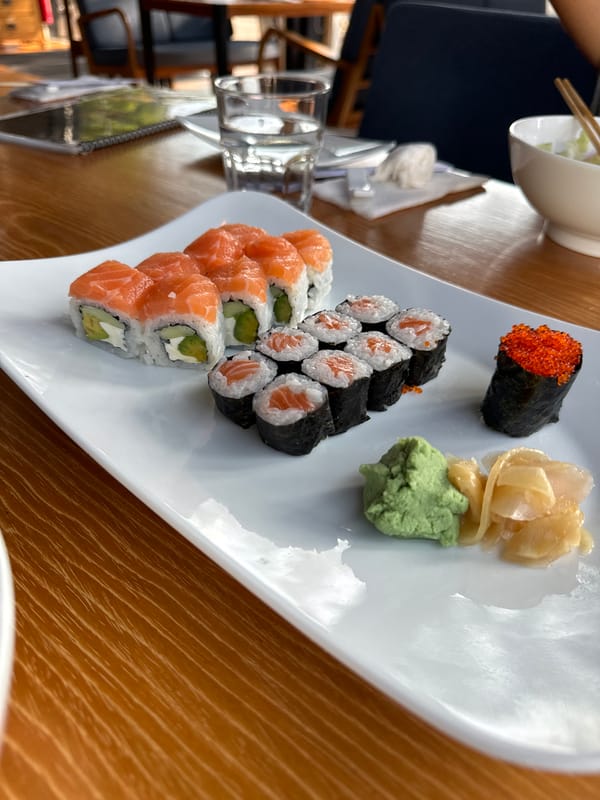 Sunday sushi brunch in Phu Thuy Ward, Vietnam