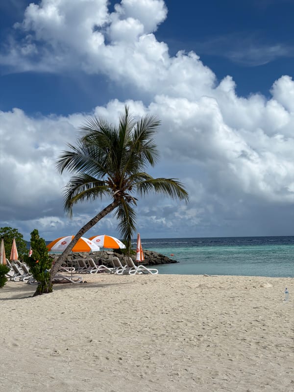 Tourist scenes documented in Maafushi, Maldives early morning