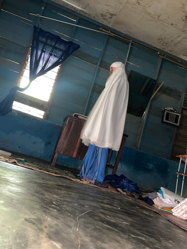 Quiet morning routines at a home in Lhokseumawe