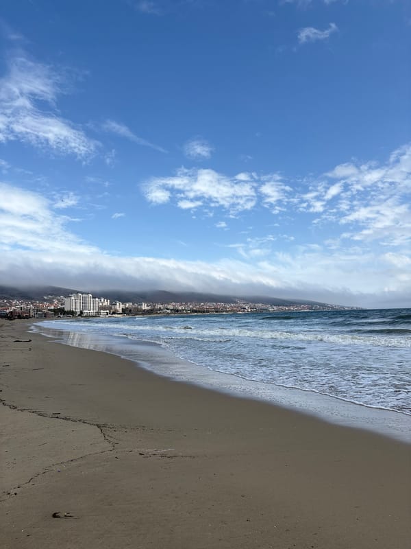 Beach scenes captured at Nesebar, Bulgaria coastline