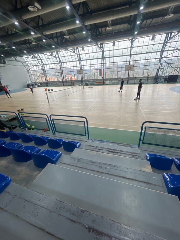 Indoor sports hall documented in Veliko Tarnovo, Bulgaria