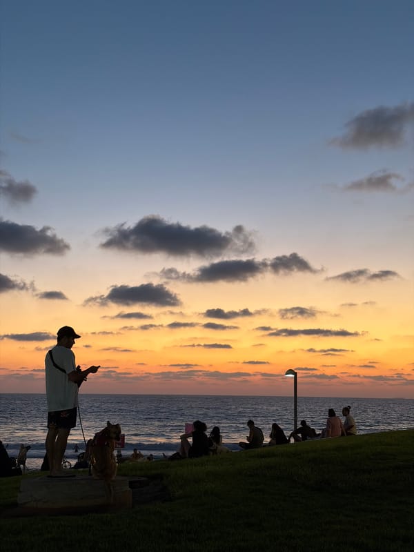 Golden hour on the Tel Aviv Mediterranean shore