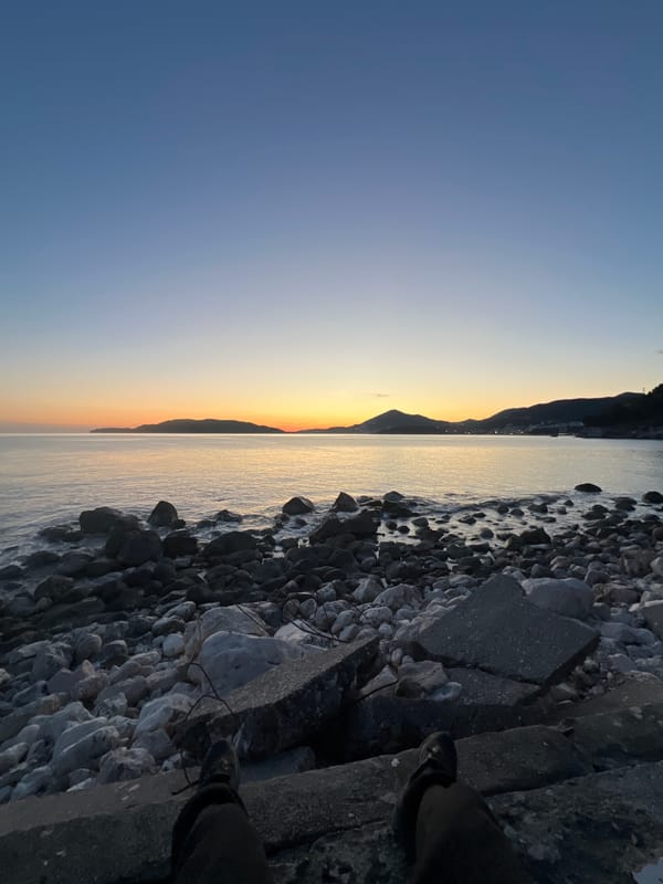 Coastal Montenegro evening: music, skincare, sports, sunset moments