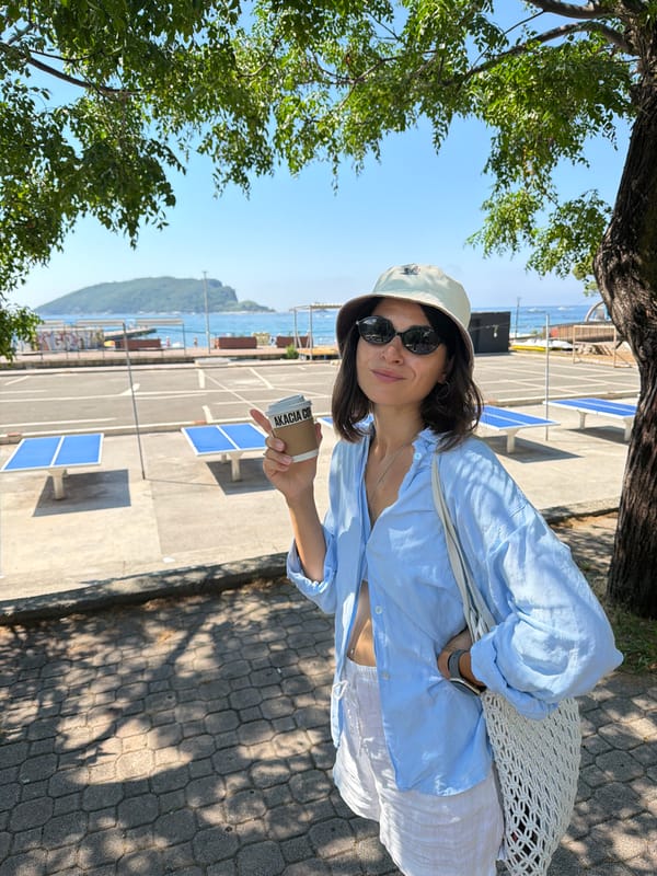 Coffee and sea views on a sunny Budva morning