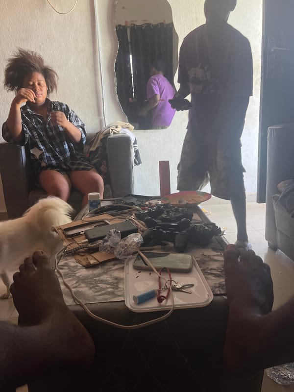 Casual indoor gathering documented in Ikot Ekpene, Nigeria