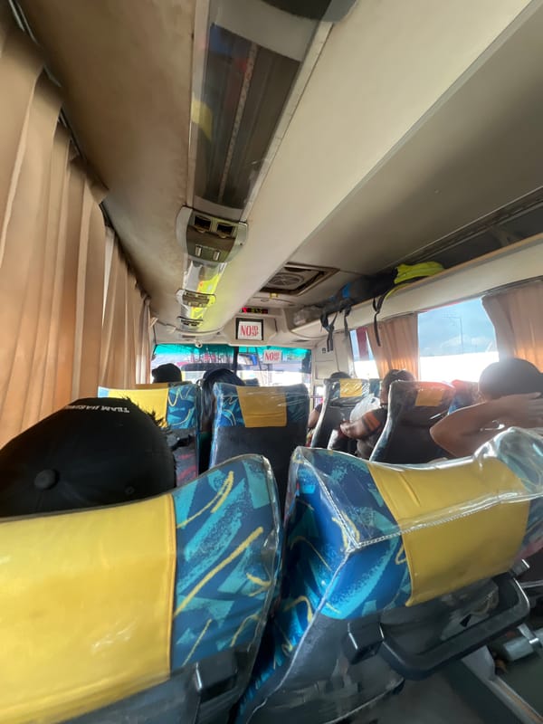 Daily life documented around Carmen transport terminal, Philippines
