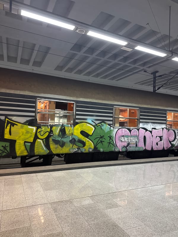 Morning traveler moves through Belgrade station and airport