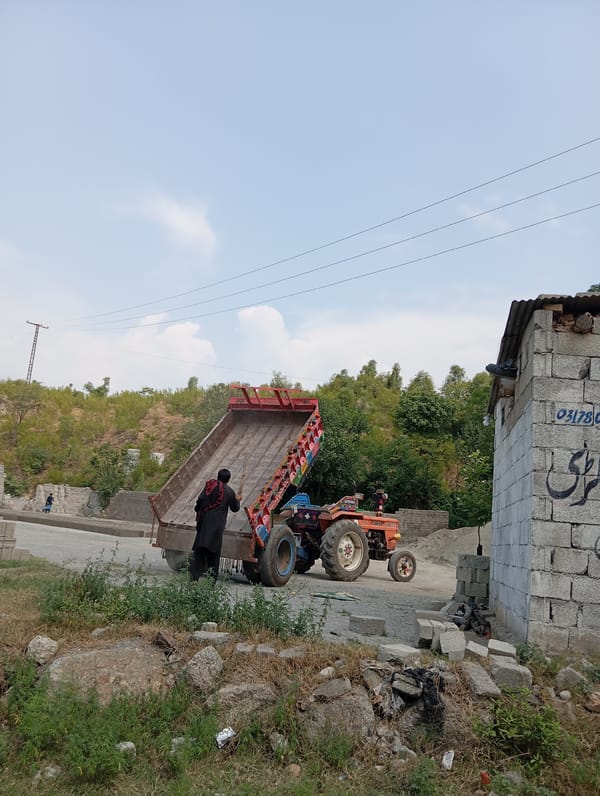 Rural roadside shops and agricultural scenes with product displays
