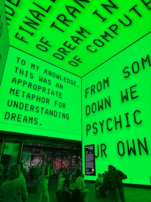 Digital art installations illuminate Outernet London venue Friday evening