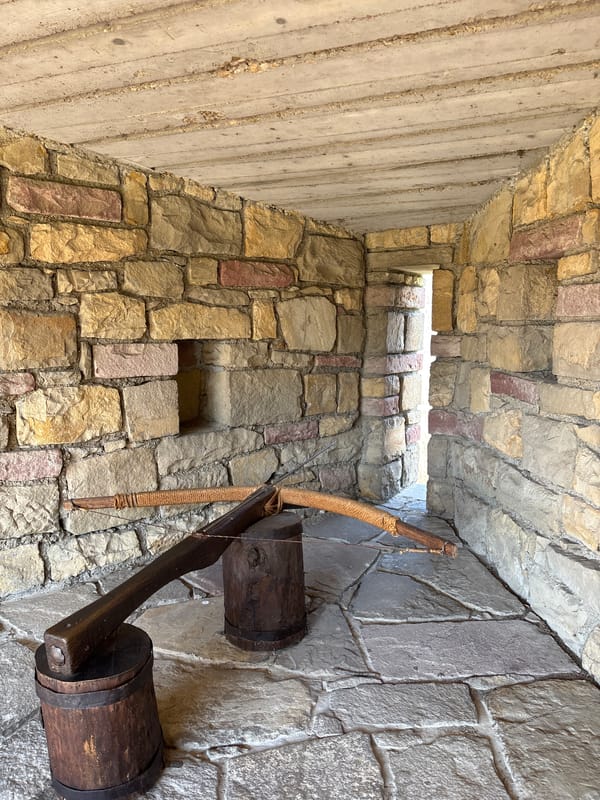 Stone passageway with mixed construction observed in Veliko Tarnovo