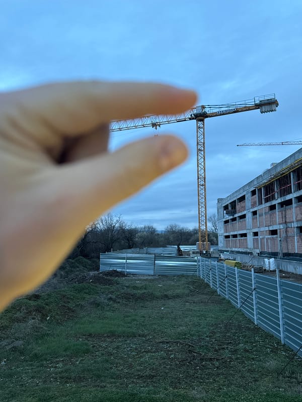Construction activity and infrastructure documented in Pancharevo, Bulgaria