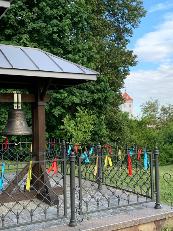 Bell tower and bee swarm observed in Hrodna, Belarus