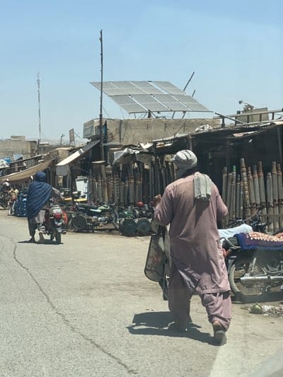 Morning street life documented in Kandahar, Afghanistan