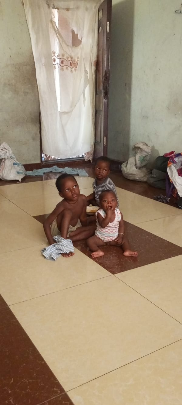 Children observed in domestic spaces in Adankolo, Nigeria