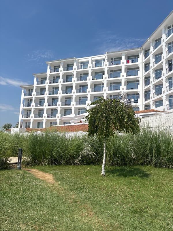 Lazy summer morning at a Black Sea resort in Byala