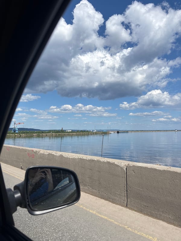 Morning scenes documented around Votkinsk Reservoir in Chaikovsky, Russia