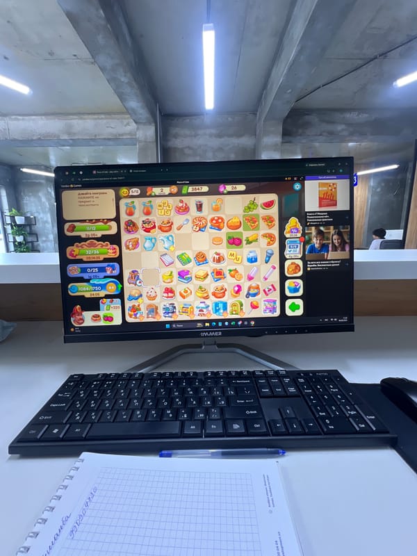 Inside a Meros Development office in Shahrixon, Uzbekistan