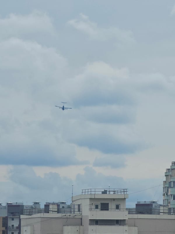 Odintsovo from two angles: window view and aerial descent