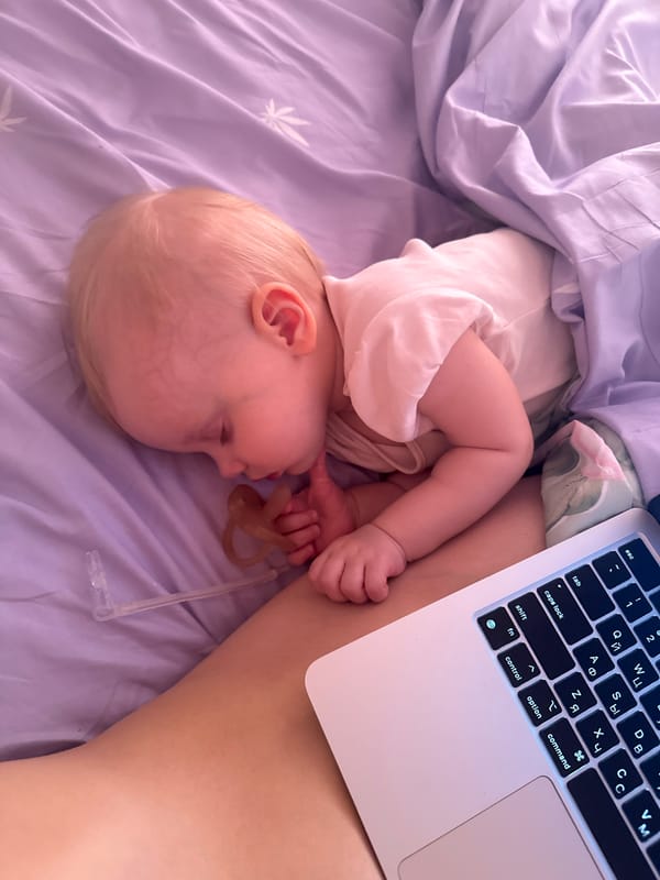 Domestic morning moments captured in Pokrov home with baby
