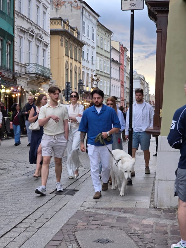 Afternoon scenes from Krakow's historic Old Town district
