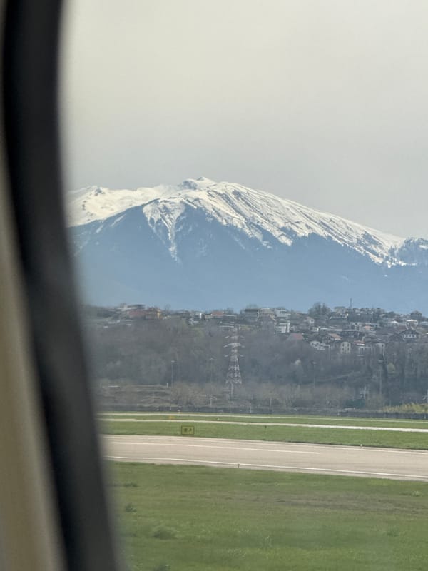 Aircraft operations documented at Sochi Airport terminal