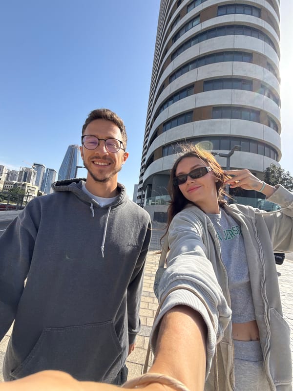 Couple takes elevator selfies with dog in Tel Aviv