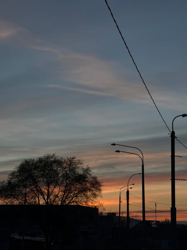 Evening documentation captures Rostov-on-Don cityscape during sunset hours